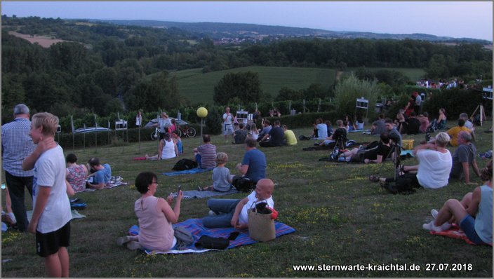 Mondfinsternis 2018 Besucher