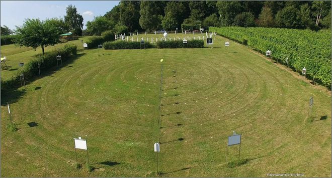 der Astro Garten ein Modell im Astronomiepark-Kraichtal