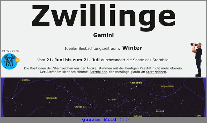 Sternzeichen-Zwillinge