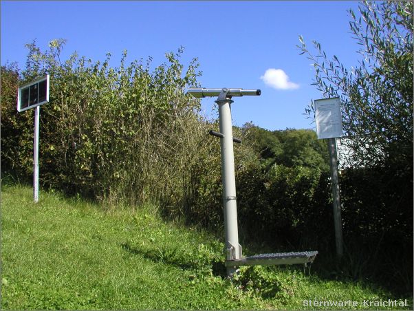 Teleskop-Attrappe mit Klapptritt für Kinder