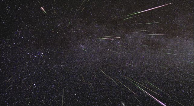 Sternschnuppen Meteorschauer