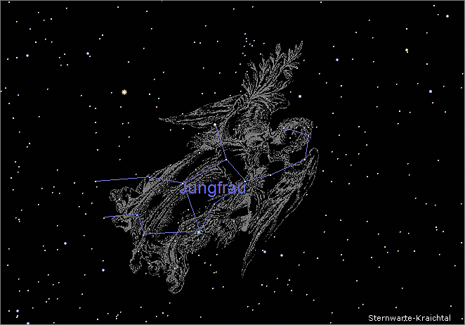 Sternbild / Sternzeichen Jungfrau
