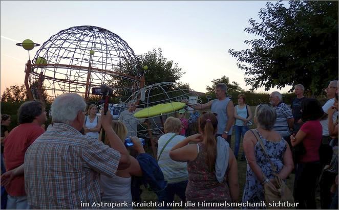 Position der Erde in der Milchstrasse, Himmelskunde im Astropark-Kraichtal