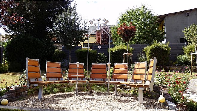 Windspiel im Garten