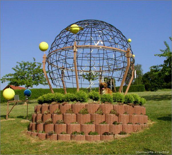 mechanisches Planetarium auf der Sternwarte-Kraichtal