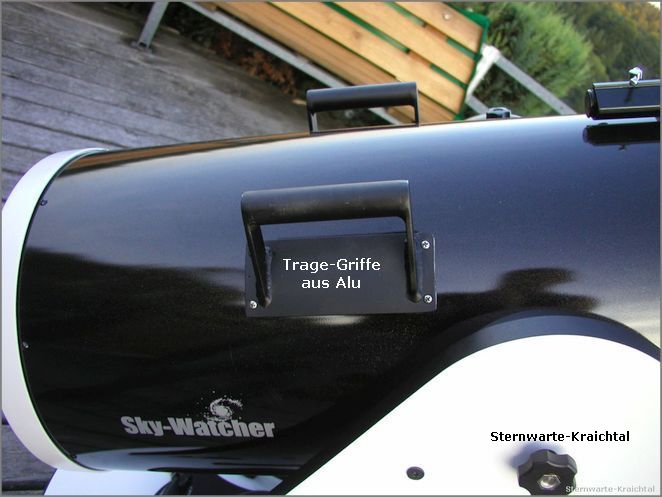 Griffe aus Aluminium am Skywatcher